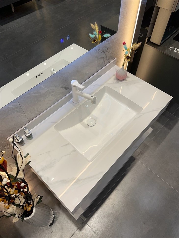 Smooth Slate Bathroom Cabinet